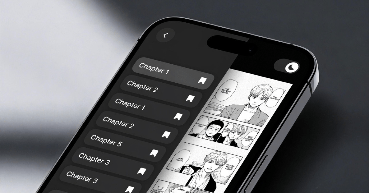 manga-reader-app-interface-design