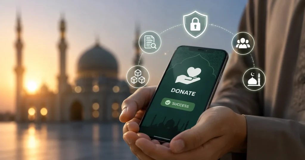 Islamic charity app trust