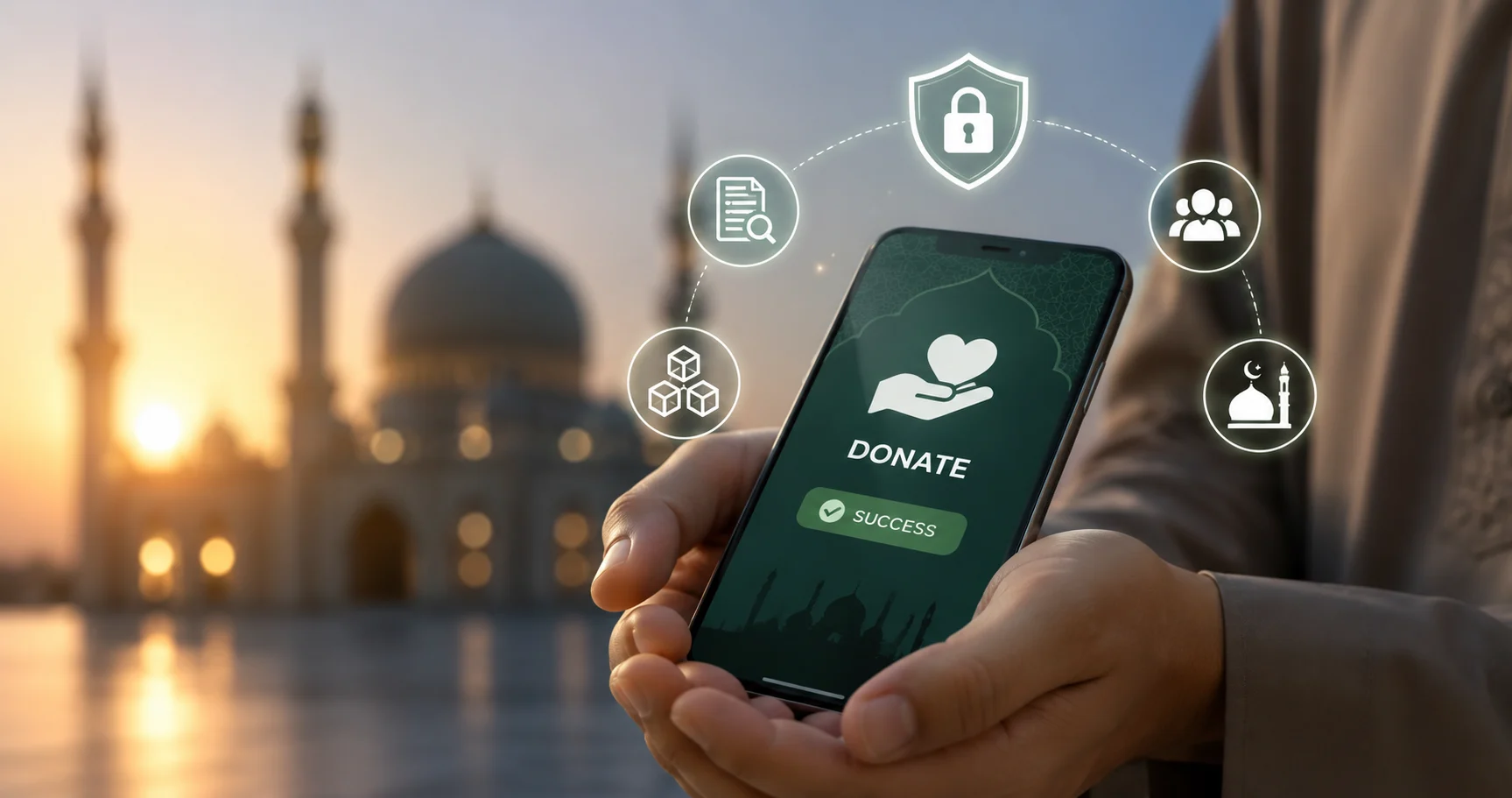 Islamic charity app trust