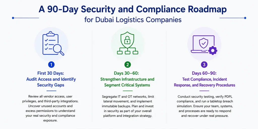 90-day logistics security roadmap
