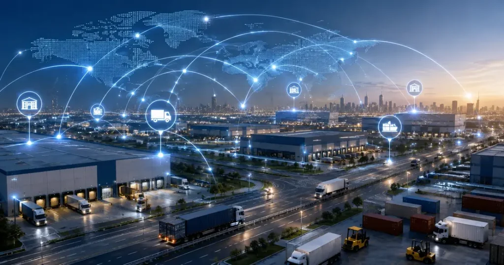 Multi-branch logistics hub