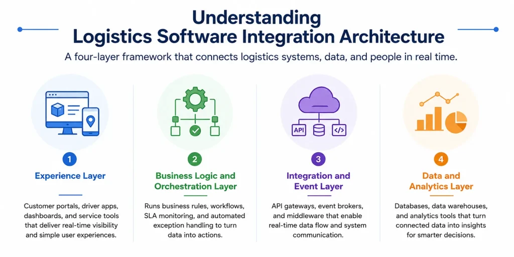 Logistics integration architecture layers