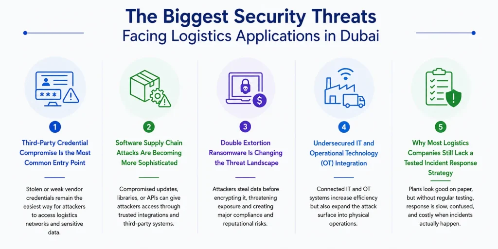 Dubai logistics security threats